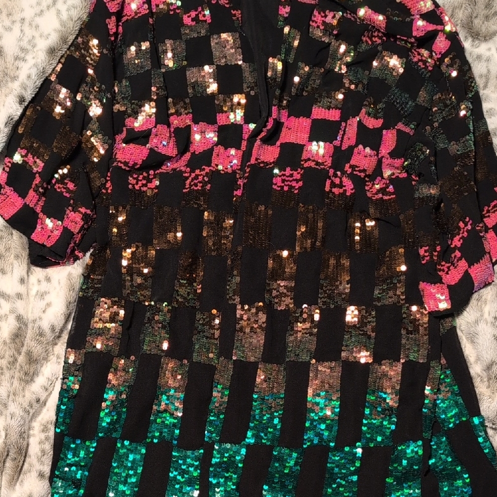 ASOS Multicolor Sequin Cardigan